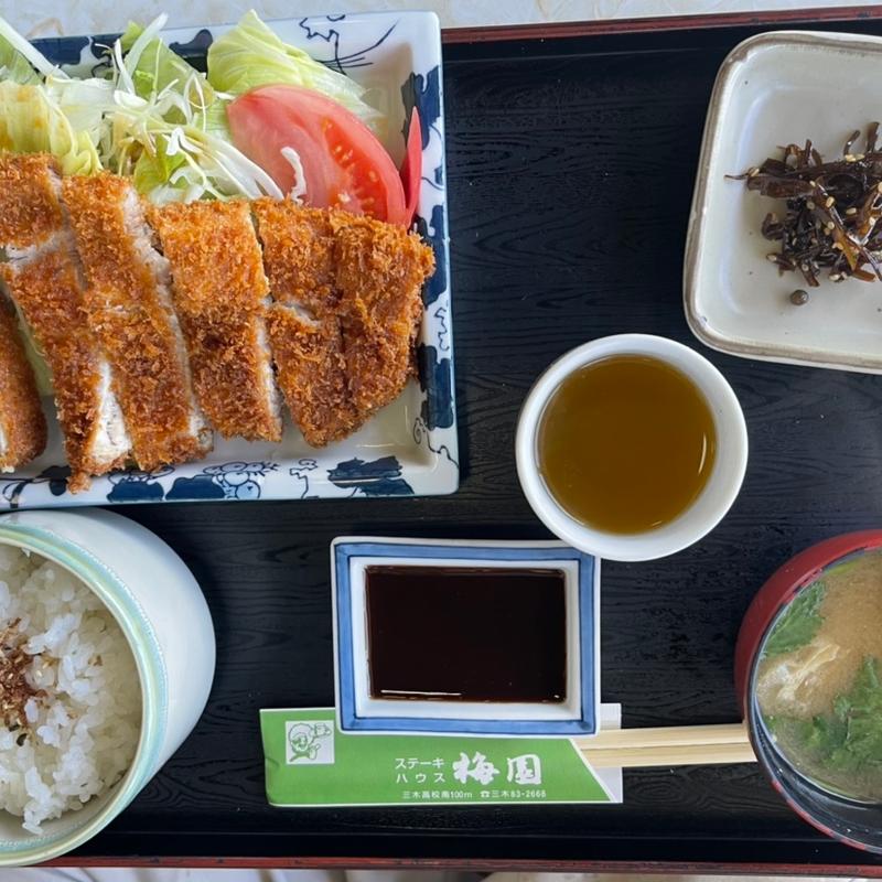 とんかつ定食(梅園)