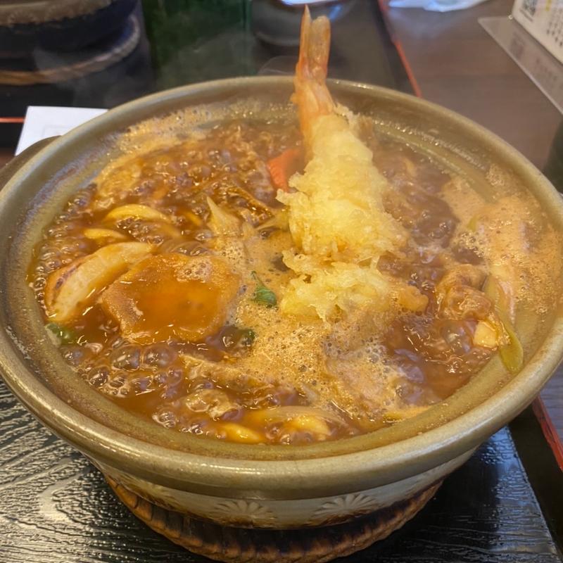 味噌煮込みうどん(みそ煮込みの角丸)