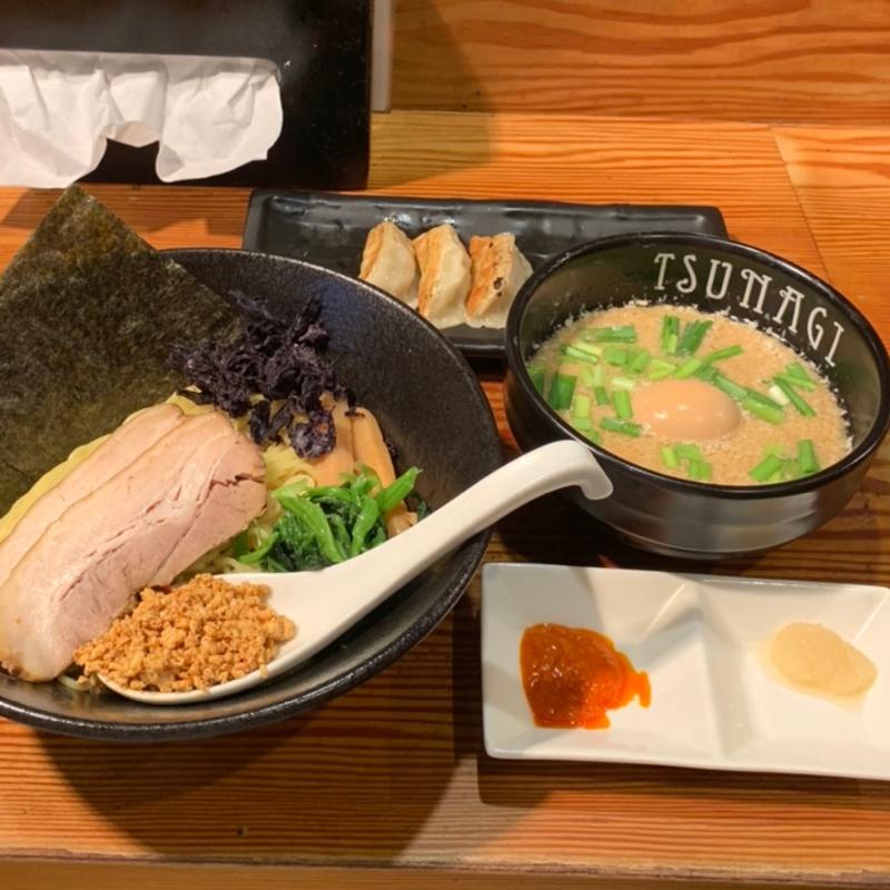 トウニュウタンタンつけそば(らぁ麺屋 つなぎ)