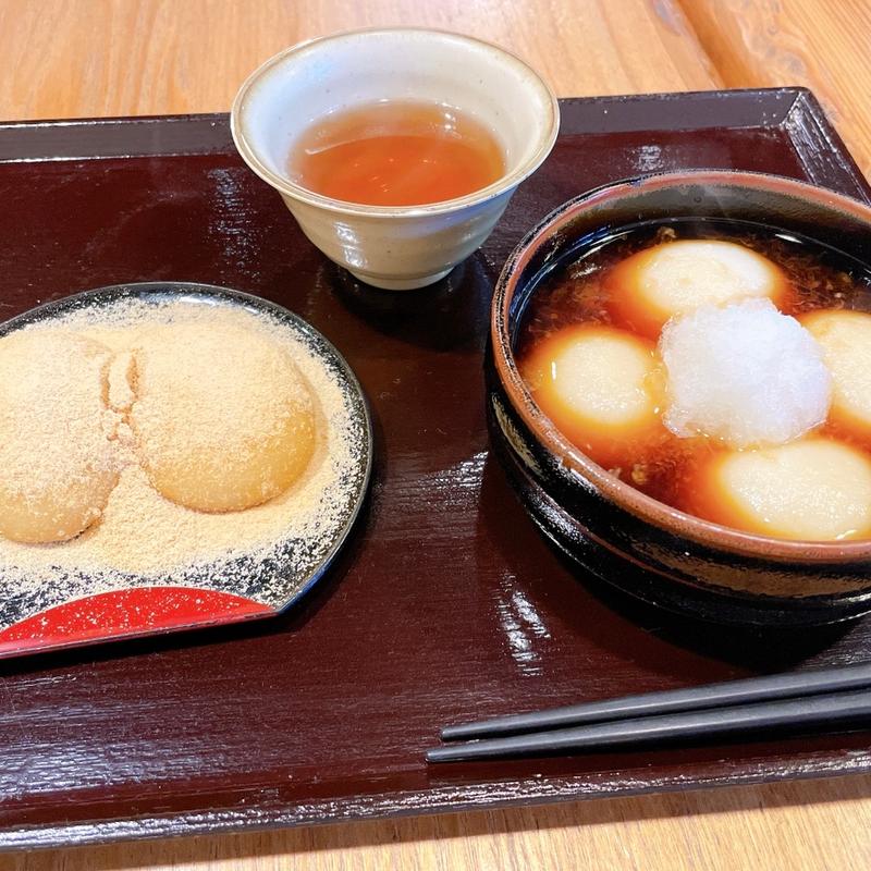 つきたてセット(茶房 もちつき庵)