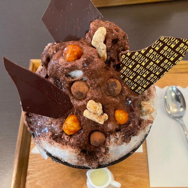 チョコレートのかき氷(ブランブリュン （BRUNBRUN）)
