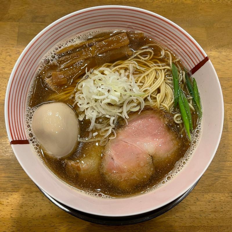 味玉和風しょうゆらーめん(Ramen がちんこ一家)