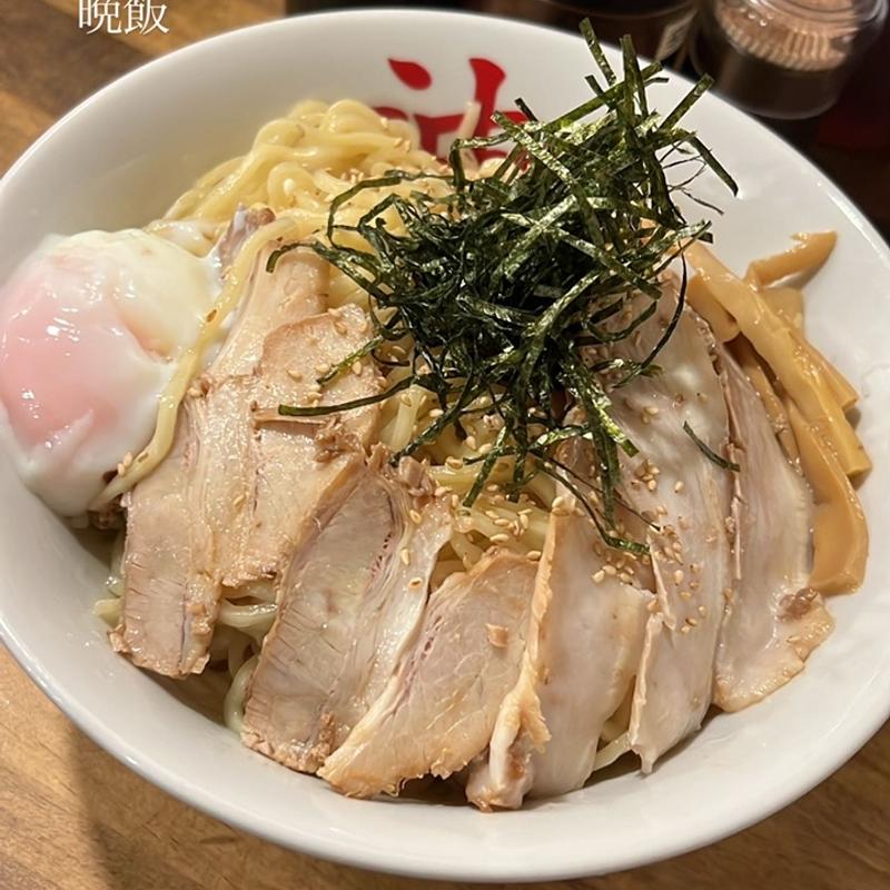 半熟玉子油そば(きりん寺 梅田店)