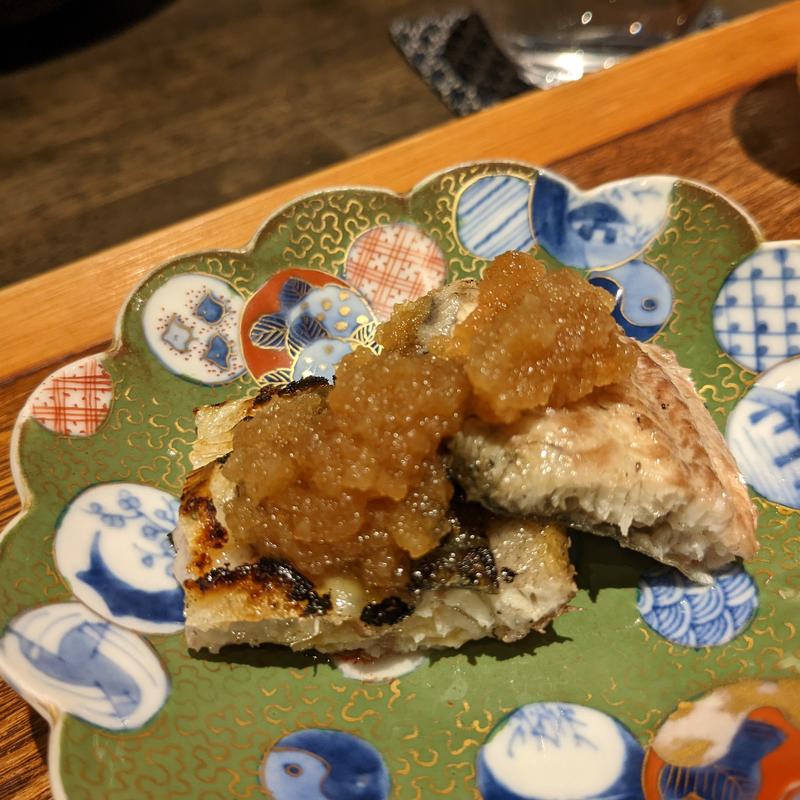 ウナギのたたき(松陰鶴水)