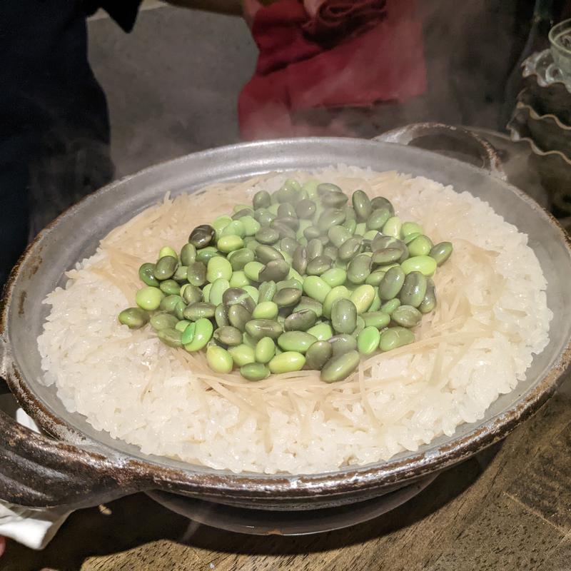 丹波黒豆御飯(松陰鶴水)