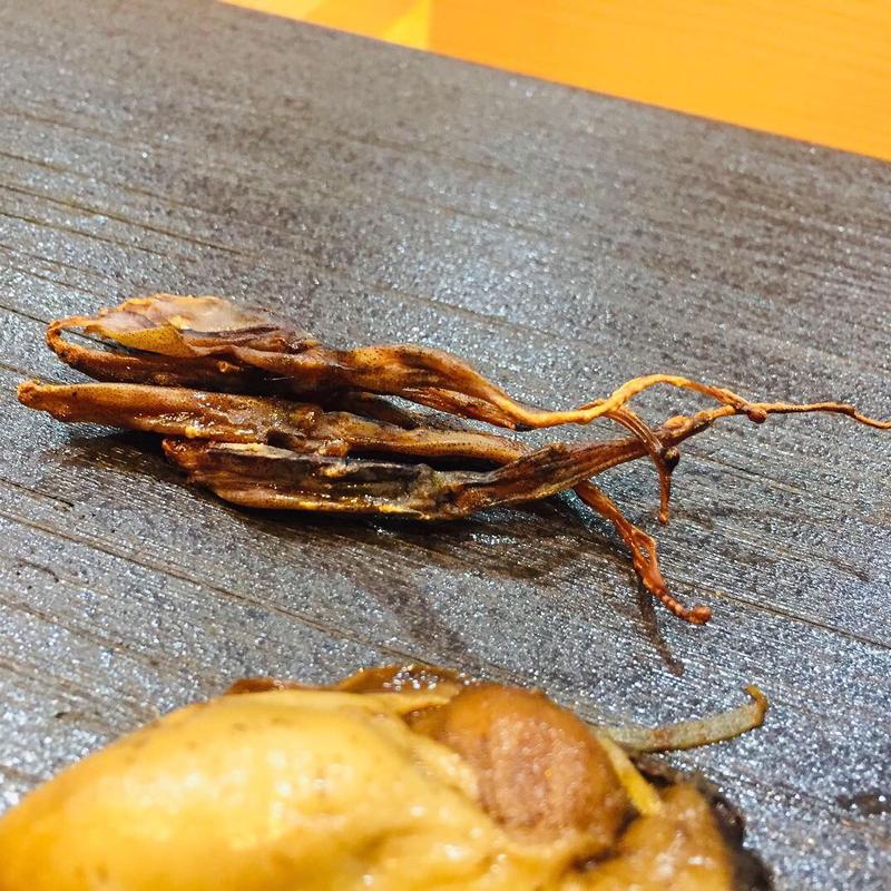 蛍烏賊の姿スルメ(鮨まぁさ)