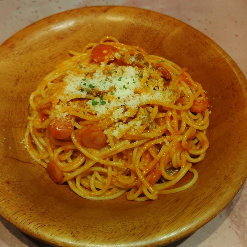 自家製ソーセージのナポリタン(サイゼリヤ ユアエルム青戸店 )