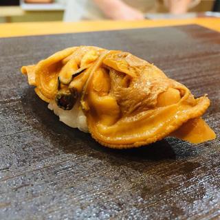 煮蛤の握り(鮨まぁさ)