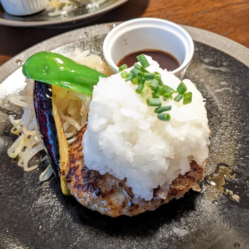 鬼おろしポン酢ハンバーグ(山本のハンバーグ 神保町)