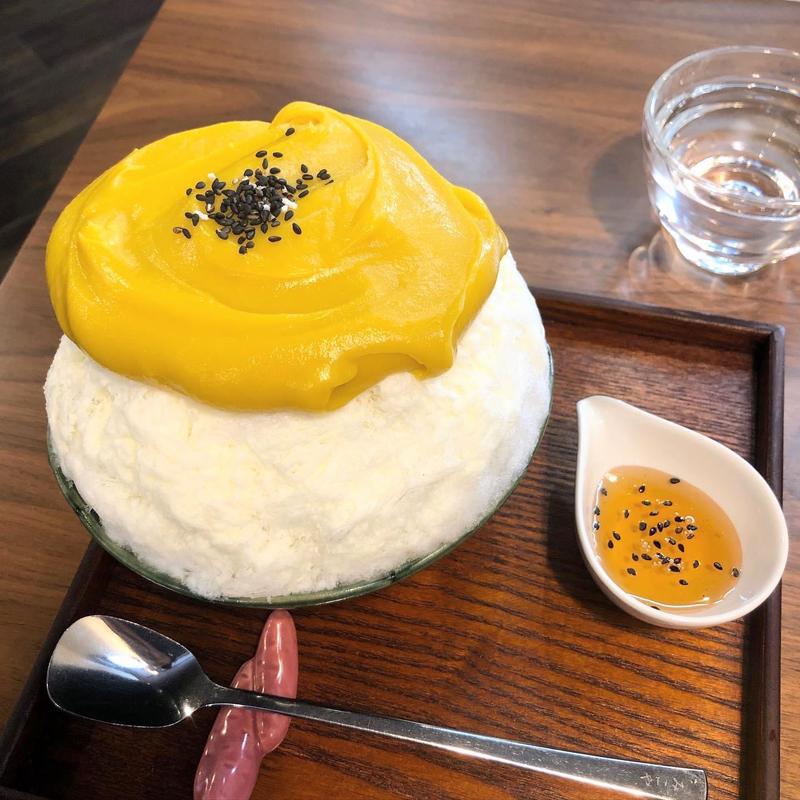 安納芋のかき氷(みこや)