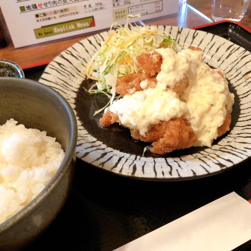 チキン南蛮定食(地鶏や 虎視眈々)