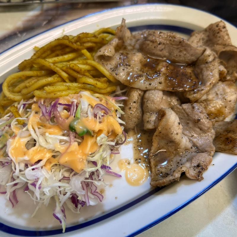 ポークからし焼肉ランチ(並)(洋庖丁 高田馬場店)