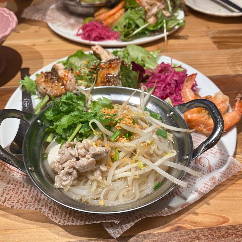 タイ汁そばプレート(マンゴーツリーカフェ松戸古ヶ崎)