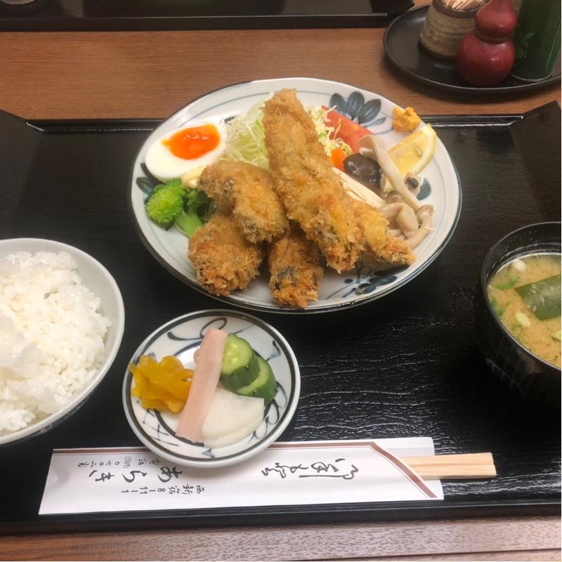 カキフライ定食(あらき )