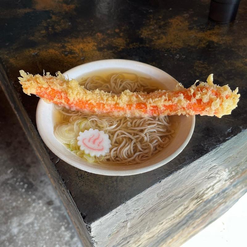 たらばカニカマ天(すば　suba)