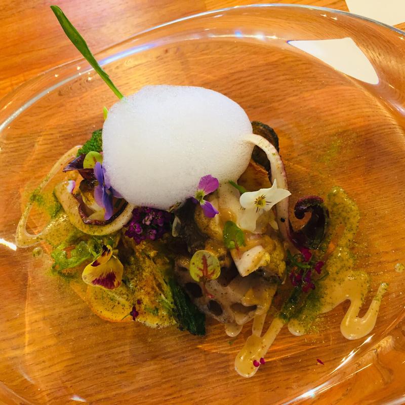 有機野菜のサラダ(トラットリアシン)