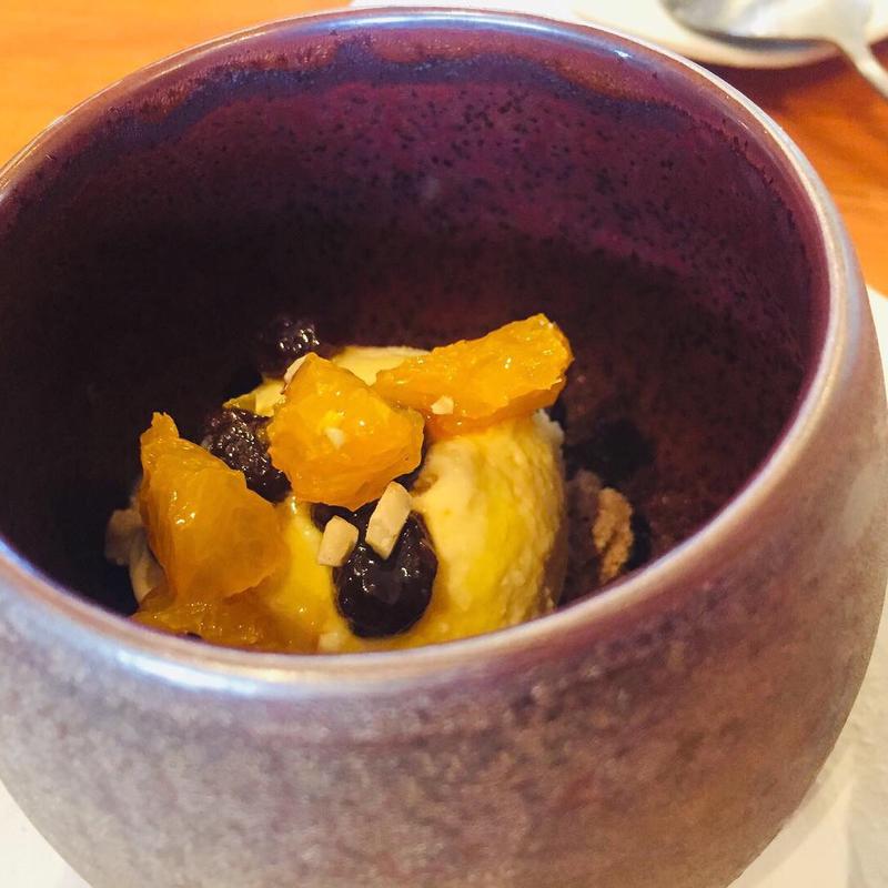 ラム酒のジェラート(トラットリアシン)