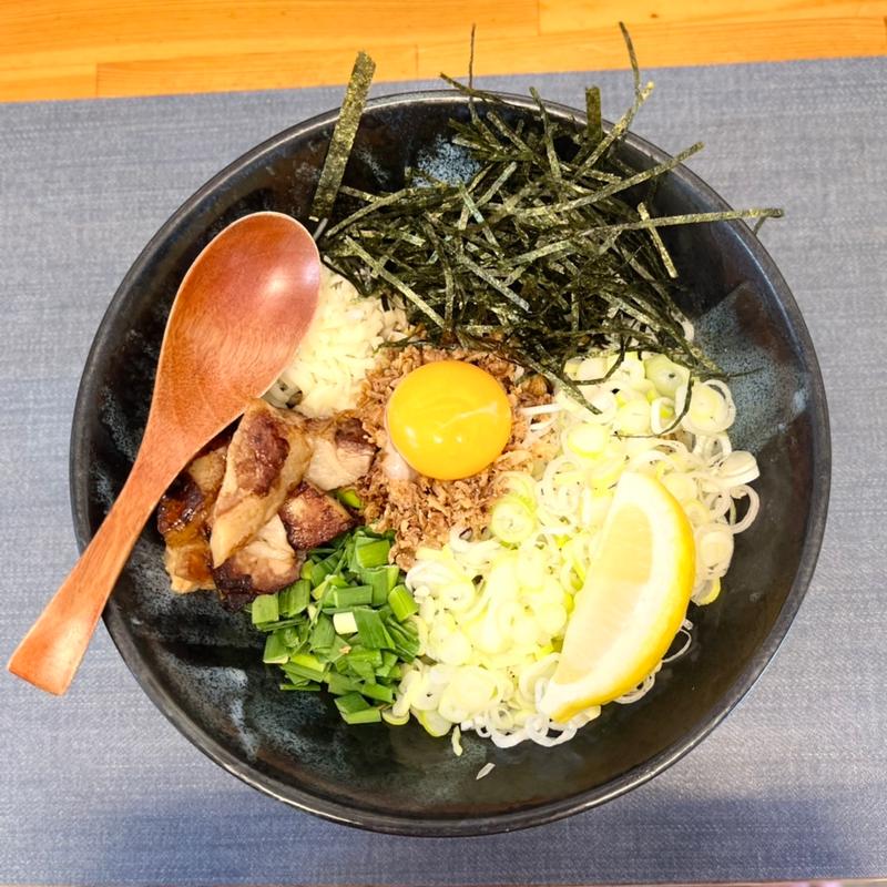 醤油まぜそば(麺屋　あげは)