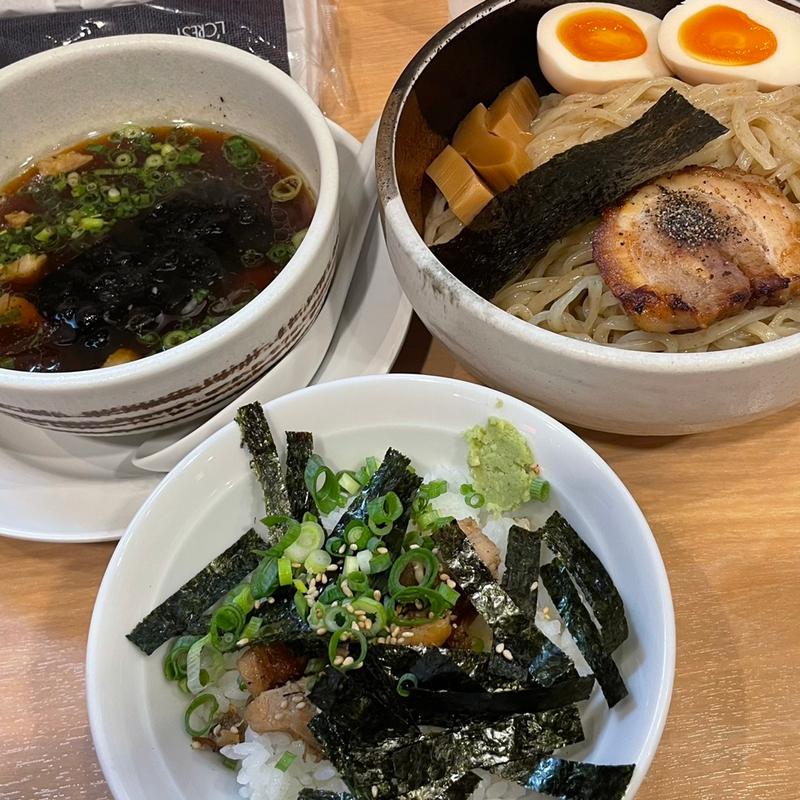 つけ麺 大盛300g &らんまんのお茶漬け(中華そば　らんまん )