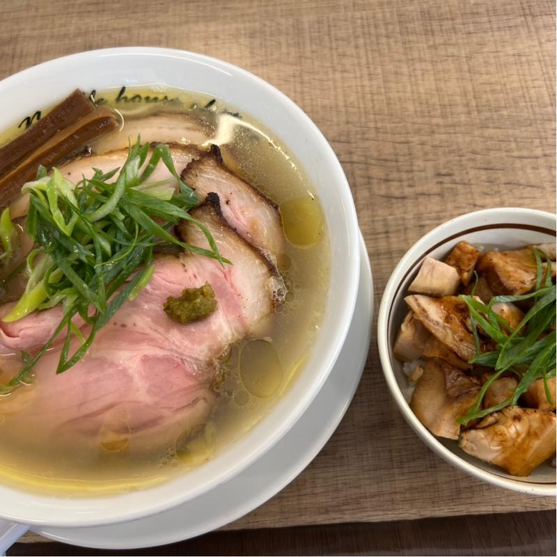 塩　煮玉子　チャーシュー(麺庵ちとせ)