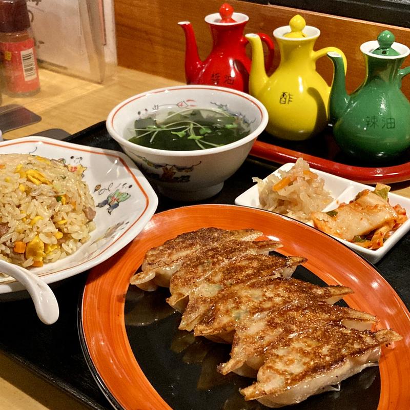 エビチャーハンセット(鶴橋餃子 鶴餃子)