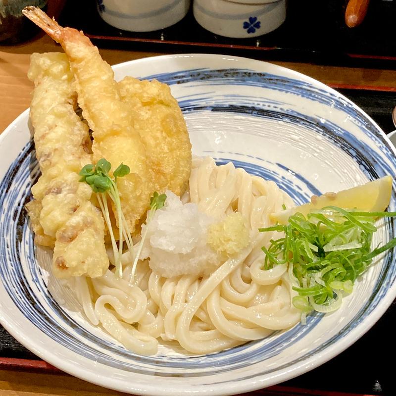 海老ちくぶっかけ(うどん 麦清)