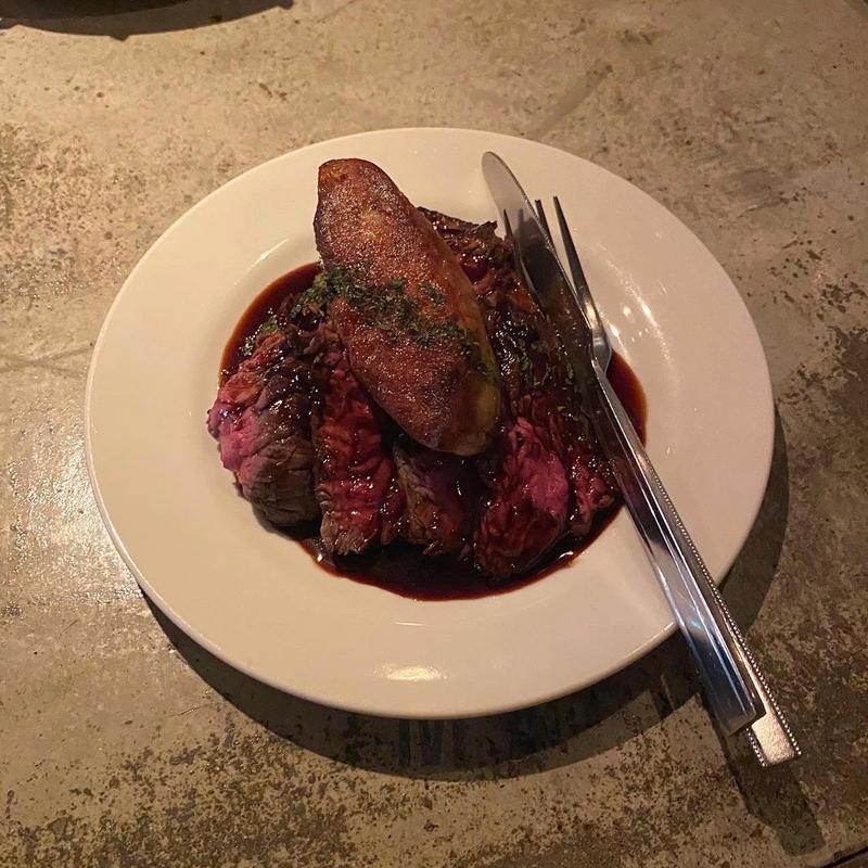 牛肉とフォアグラのロッシーニ(明智商店)