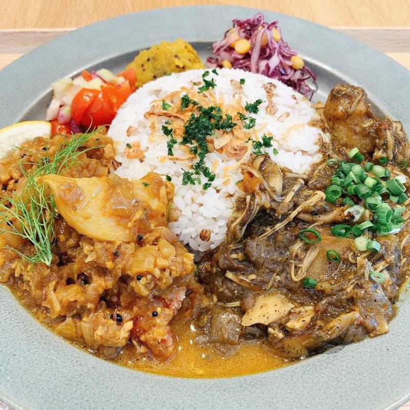 あいがけカレー(角川食堂)