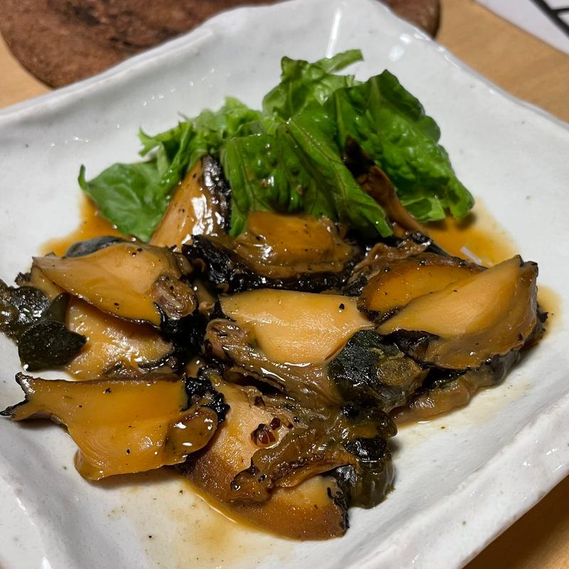 信玄あわびステーキ(ほうとう蔵 歩成 河口湖店)