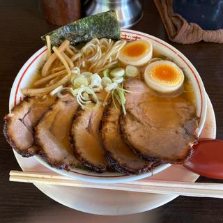 チャーシューそば煮玉子入り(中華麺亭むらさき屋 利府本店 )