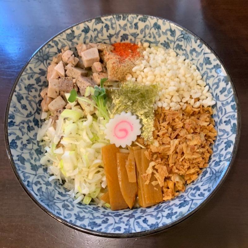 豚骨魚介まぜそば(麺処はなぶさ　川越)