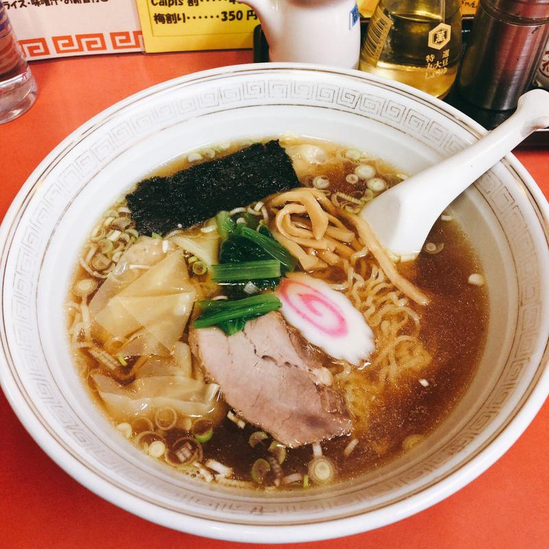 ワンタン麺(亀有飯店)