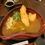 鶏天カレーうどん(初代平成麺業)