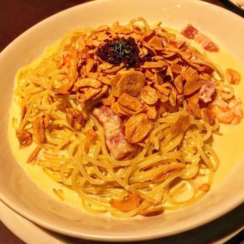 海老とベーコンのガーリッククリーム(パスタ キッチン （PASTA KITCHEN）)