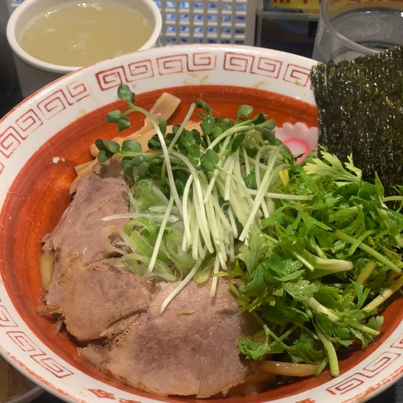 パクチー油そば(武蔵野アブラ学会 代々木店 )