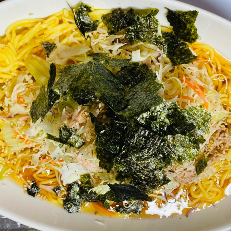 こんにゃく麺サラダ(自宅)