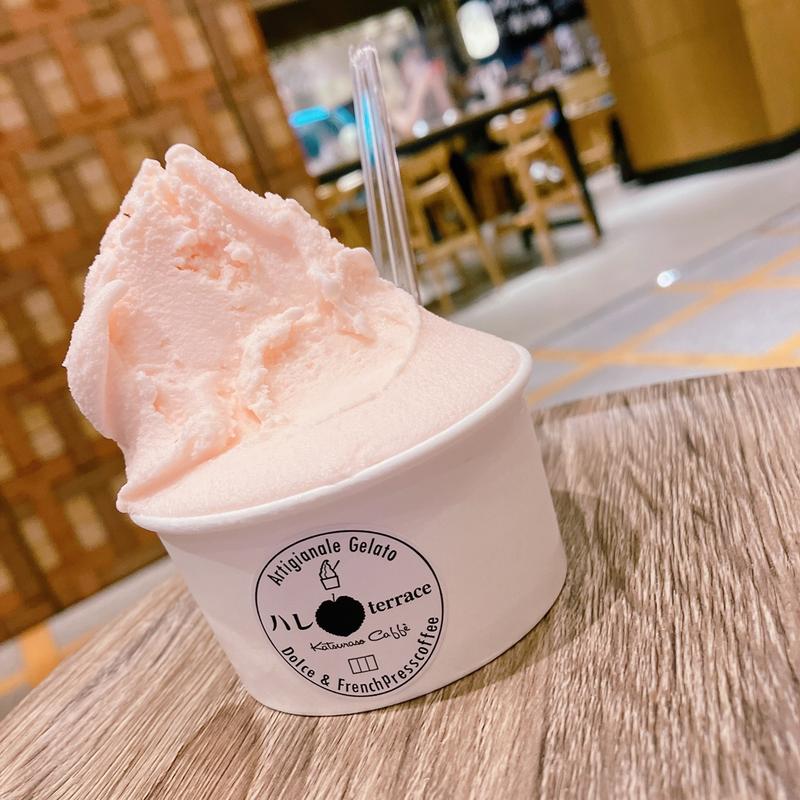 ももミルク(DOLCE＆PREMIUMジェラート ハレTerrace日本橋店)