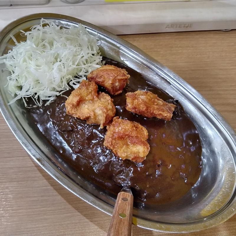 唐揚げカレー　中(ゴーゴーカレー 横手スタジアム)
