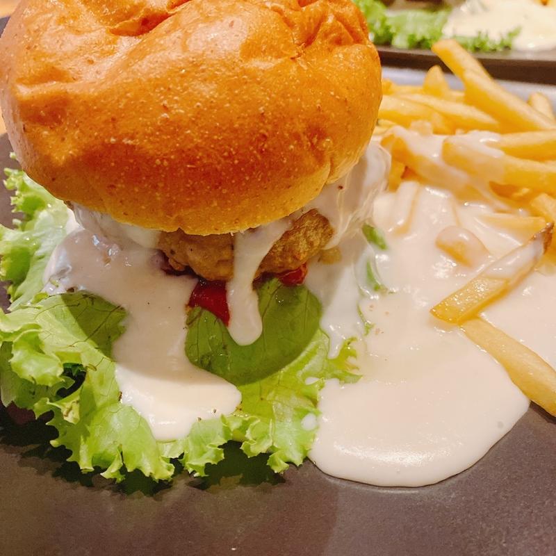 N9YのBeef100%【ハンバーグステーキ】ランチ♪(N9Y BUTCHER'S GRILL NEWYORK 銀座店)
