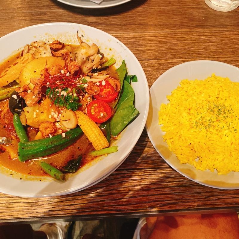 野菜とチキンのスープカレー(無添加薬膳スープカレー COSMOS （コスモス）)