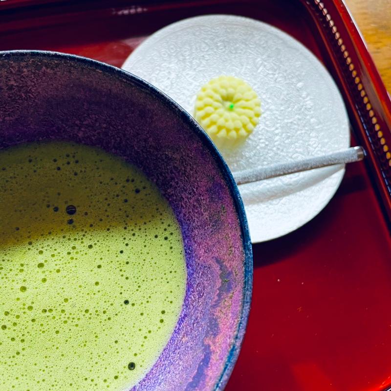 お抹茶一服(清水園茶舗)