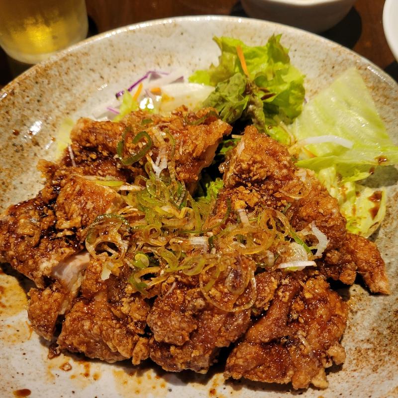 ごち屋名物！若鶏のからあげ油淋鶏ランチ(『和』Dining 九段 ごち屋)