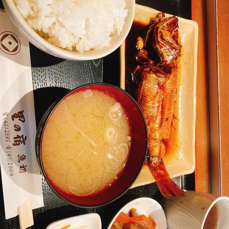 のどぐろ煮付け定食(里の宿)