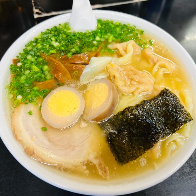 雲呑麺 ＋ 醤蛋(中華そば 高はし)
