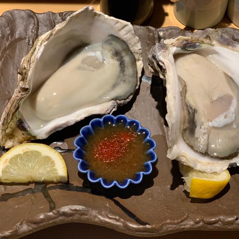 生牡蠣(魚肴食堂 魚ふじ)