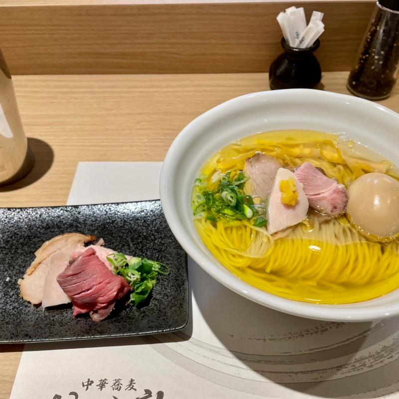 特製塩そば(中華蕎麦おか部)