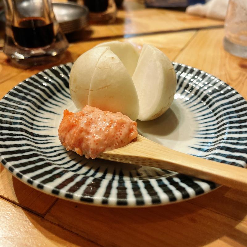 生カブ明太マヨ(大衆酒場 チャン栓チャン)