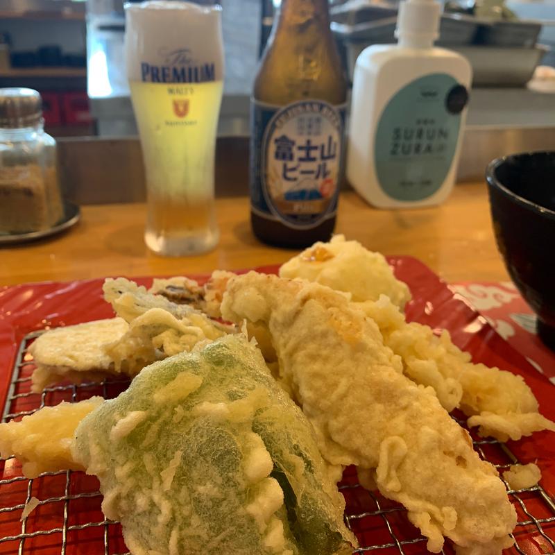 いだ天盛り合わせセット（ミニ吉田のうどん）(いだ天 )