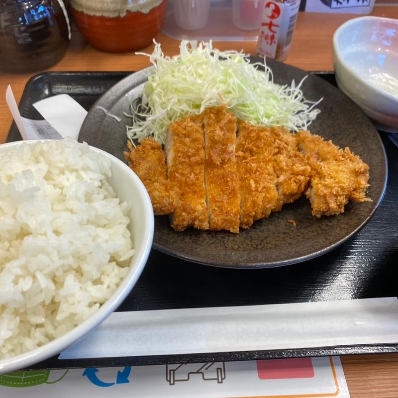 豚カツ定食(から好し 神田神保町店)