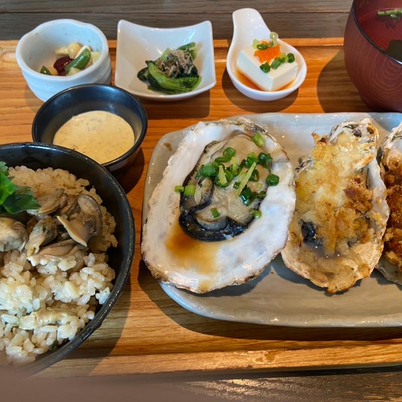 牡蠣づくしランチ(新宿オイスターバーワーフ)